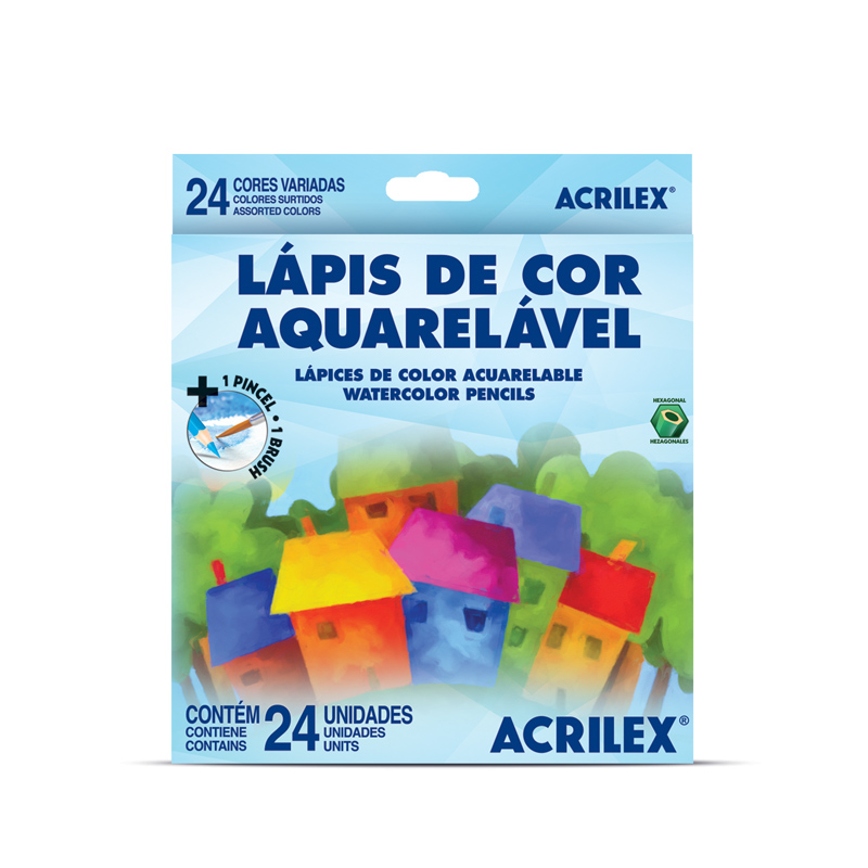 Caja de Lápices de colores Acuarelables Acrilex