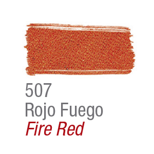 Pintura De Tela Mate Acrilex 120 ml 507 Rojo Fuego