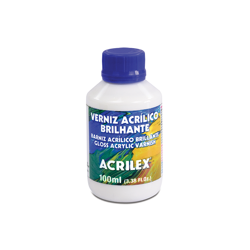 Barniz Transparente Acrilex 250 ml. Uso Profesional